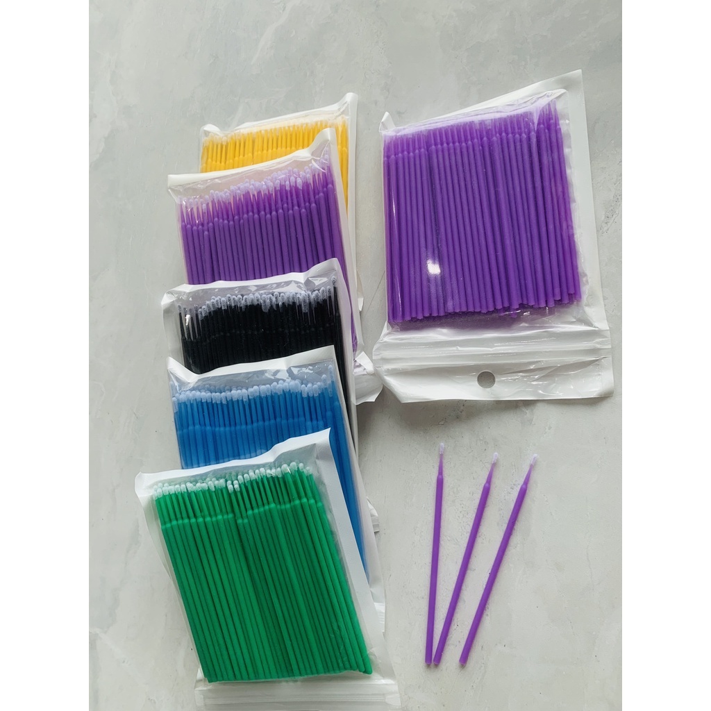 Tăm tháo mi MDC LASHES chuyên dụng một bịch 50 cây