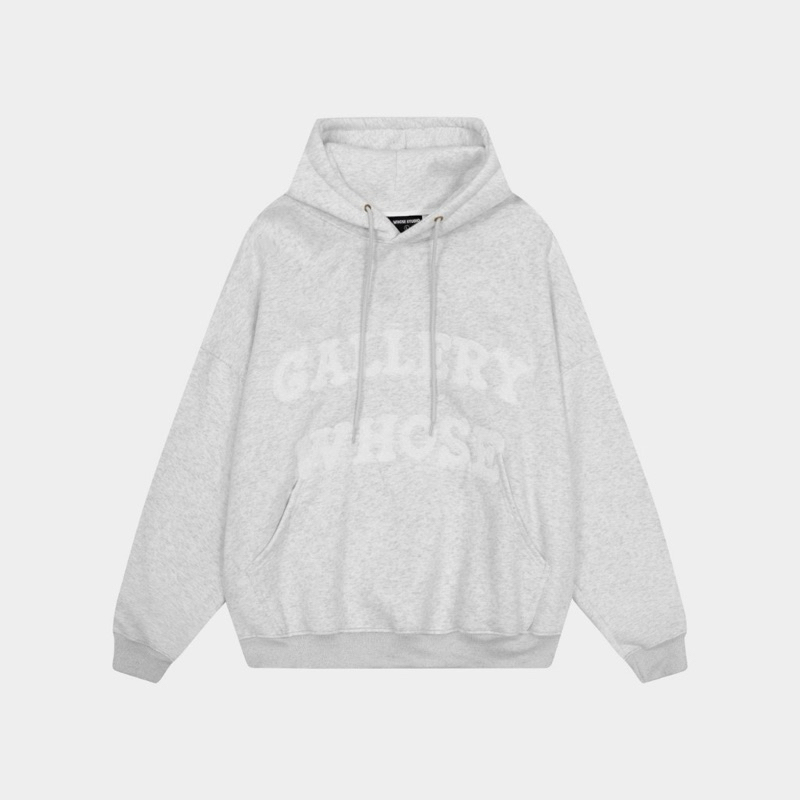XMAS GALLERY HOODIE - Áo hoodie thêu xù bông - Có 3 màu đen/đỏ/xám tiêu trắng