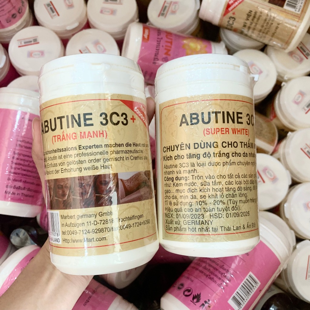 Kích Trắng Abutine 3C3Thái Lan - Kem Kích Trắng Mạnh Supper White  500g