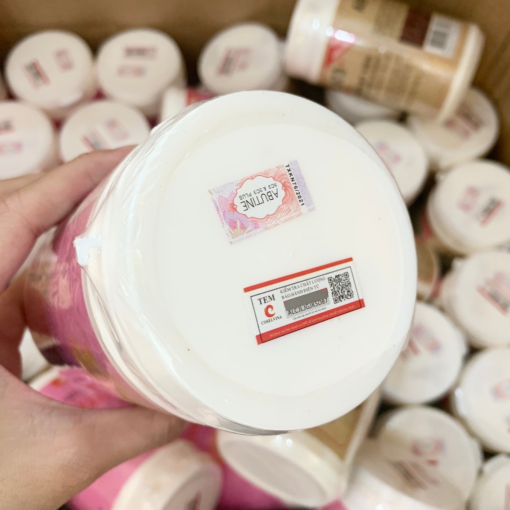 Kích Trắng Abutine Whitening Collagen Thái lan Hủ Hồng 500g
