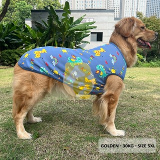 Quần áo cho chó mùa đông, Áo cho chó size to chất liệu nỉ không tay họa tiết động vật dễ thương