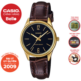 Đồng hồ Nữ dây da Casio LTP-V005 chính hãng bảo hành 1 năm Pin trọn đời