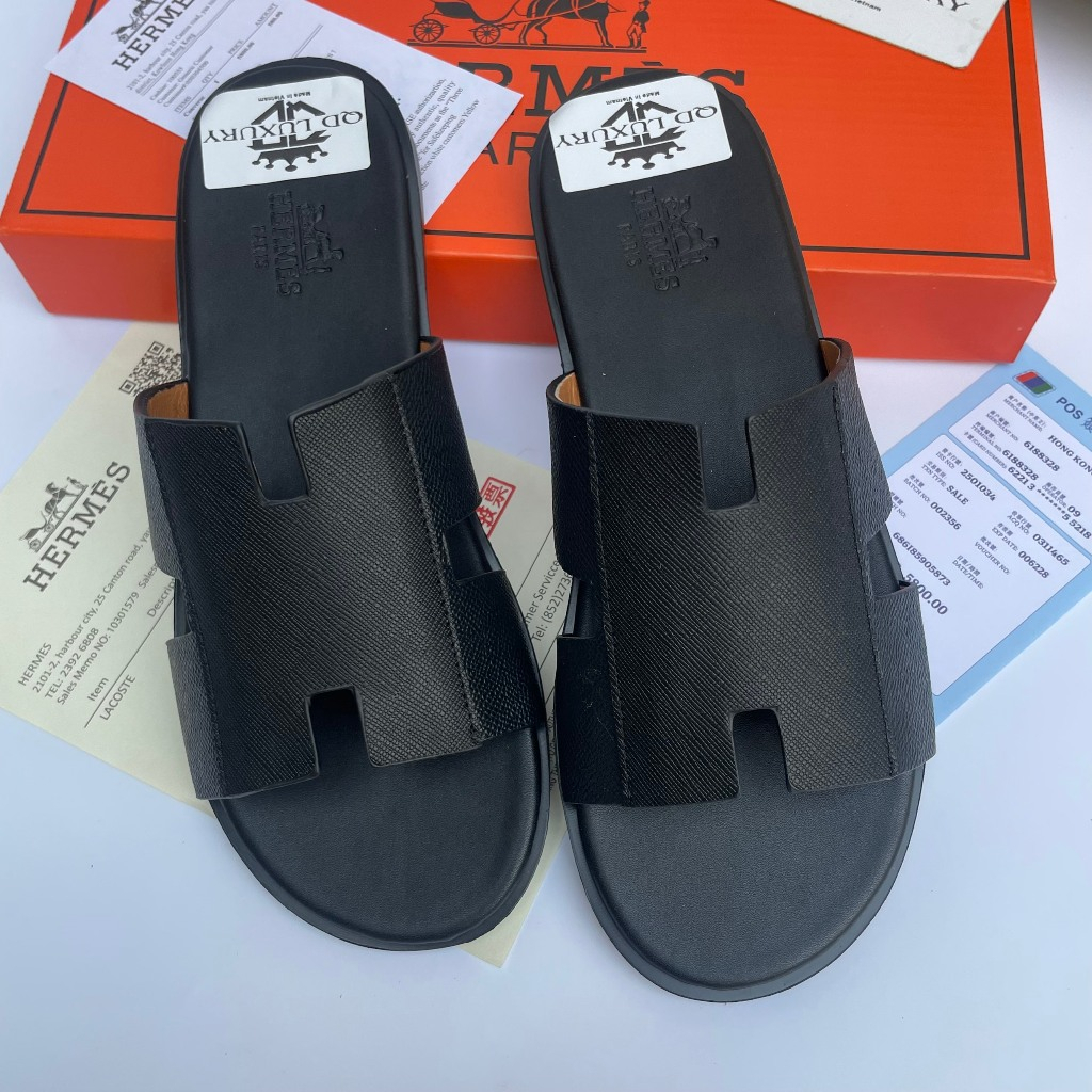 Các Mẫu Dép da Quai Ngang nam . Dép thời trang nam nữ HOT TRENDt, Full size 39-43