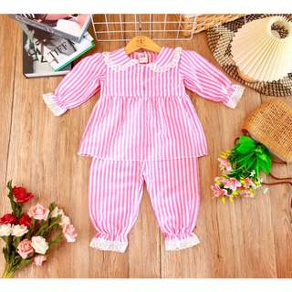 Bộ tơ xốp tay dài tiểu thư bé