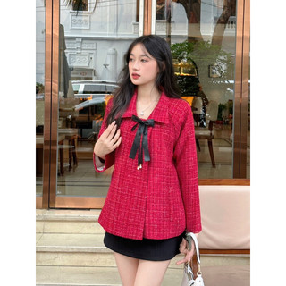 HARLEY JACKET - Áo khoác tweed dáng baby doll tiểu thư thiết kế lepebylinh