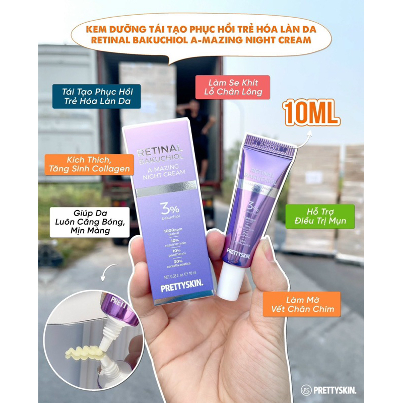 Kem Dưỡng Retinal_Bakuchiol_Prettyskin