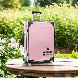 HCM Trùm bọc vali nhựa 20-24-28-30 inch trong suốt có dây kéo các khe mới hiện đại hơn {Hàng chất lượng}