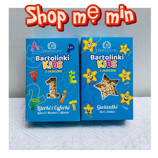 Nui hữu cơ mini cho bé ăn dặm tách muối, nui rau củ và nui trứng Bartolini Ba Lan cho bé ăn dặm