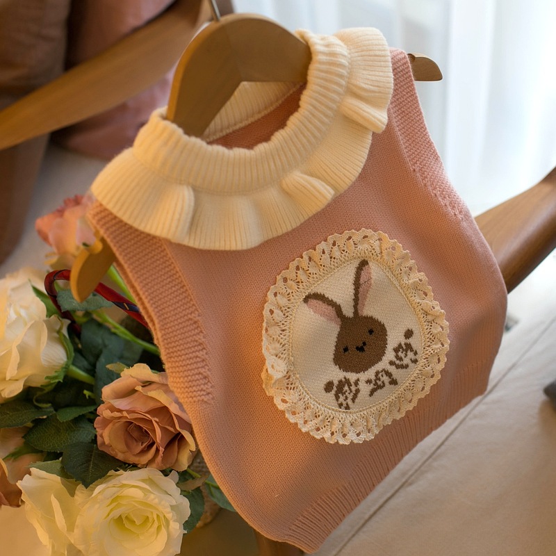 Áo Gi lê Len Cardigan Phong Cách Hàn Quốc cho bé Gái