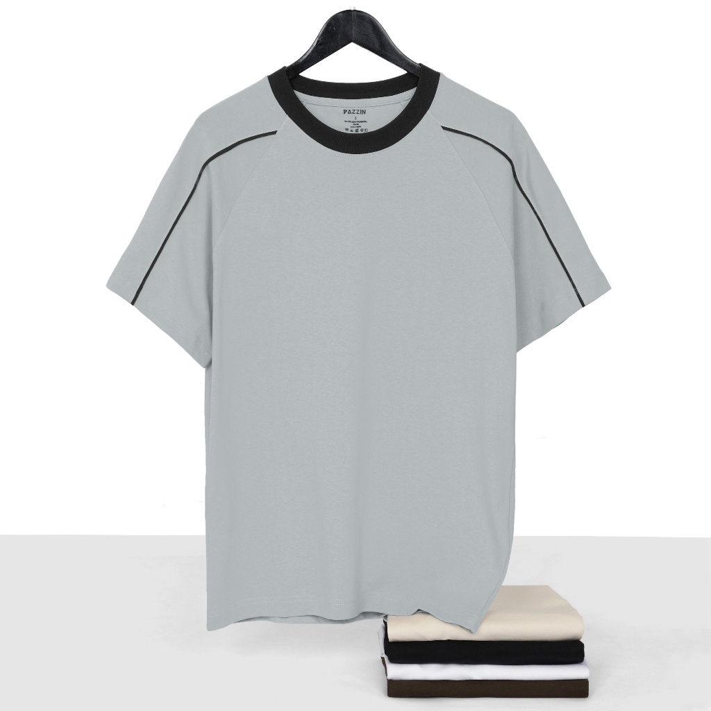 Áo Thun Cổ Tròn Thiết Kế Premium Tay Ngắn Chất Cotton Vải Mềm Mịn Thoải Mái