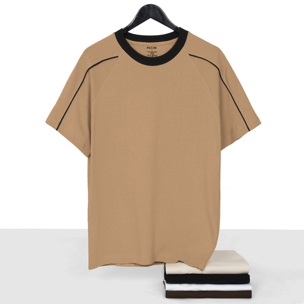 Áo Thun Cổ Tròn Thiết Kế Premium Tay Ngắn Chất Cotton Vải Mềm Mịn Thoải Mái