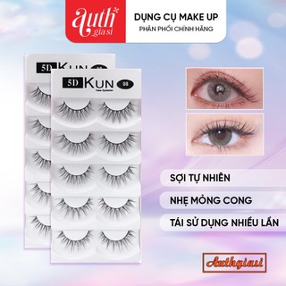 Mi chồn 5D KUN 5 đôi sợi mi tơi xịn MÃ 04 SEXY QUYẾN RŨ