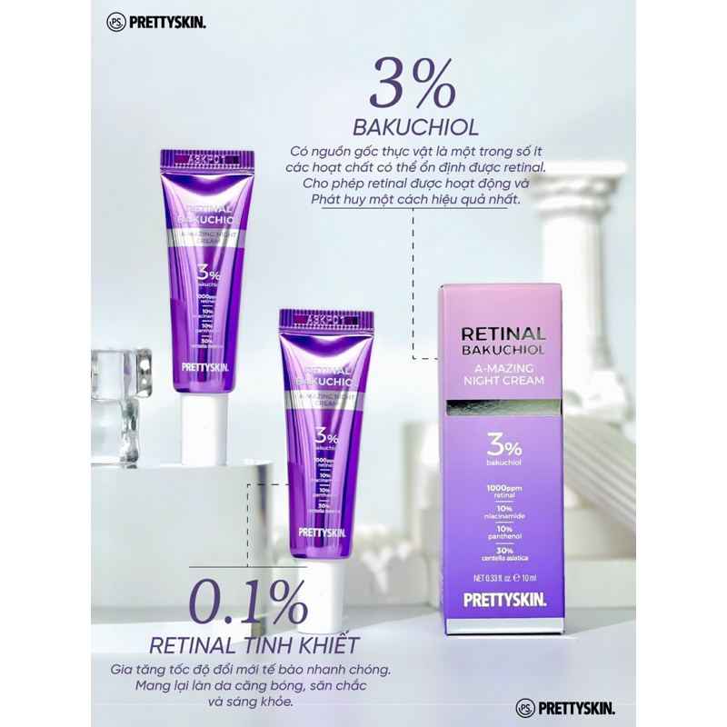 Kem Dưỡng Retinal_Bakuchiol_Prettyskin