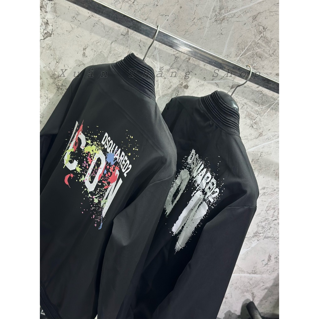 Áo Khoác Gió Nam Siêu Cấp In Sơn Trước Ngực Và Sau Lưng Chất Liệu Gió 2 Lớp, Áo Khoác Gió Mùa Đông