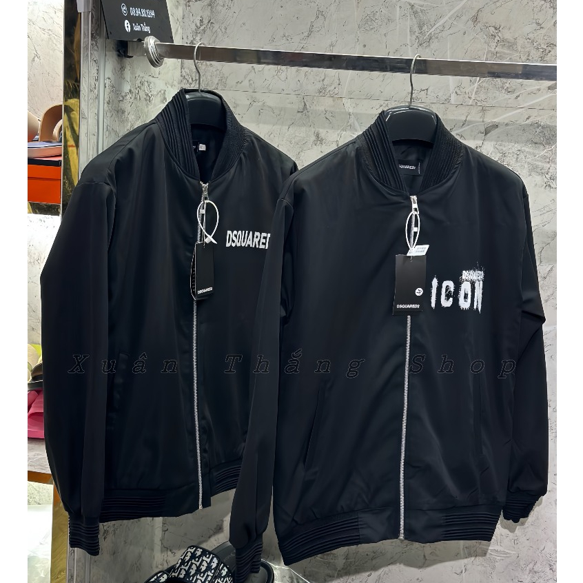 Áo Khoác Gió Nam Siêu Cấp In Sơn Trước Ngực Và Sau Lưng Chất Liệu Gió 2 Lớp, Áo Khoác Gió Mùa Đông