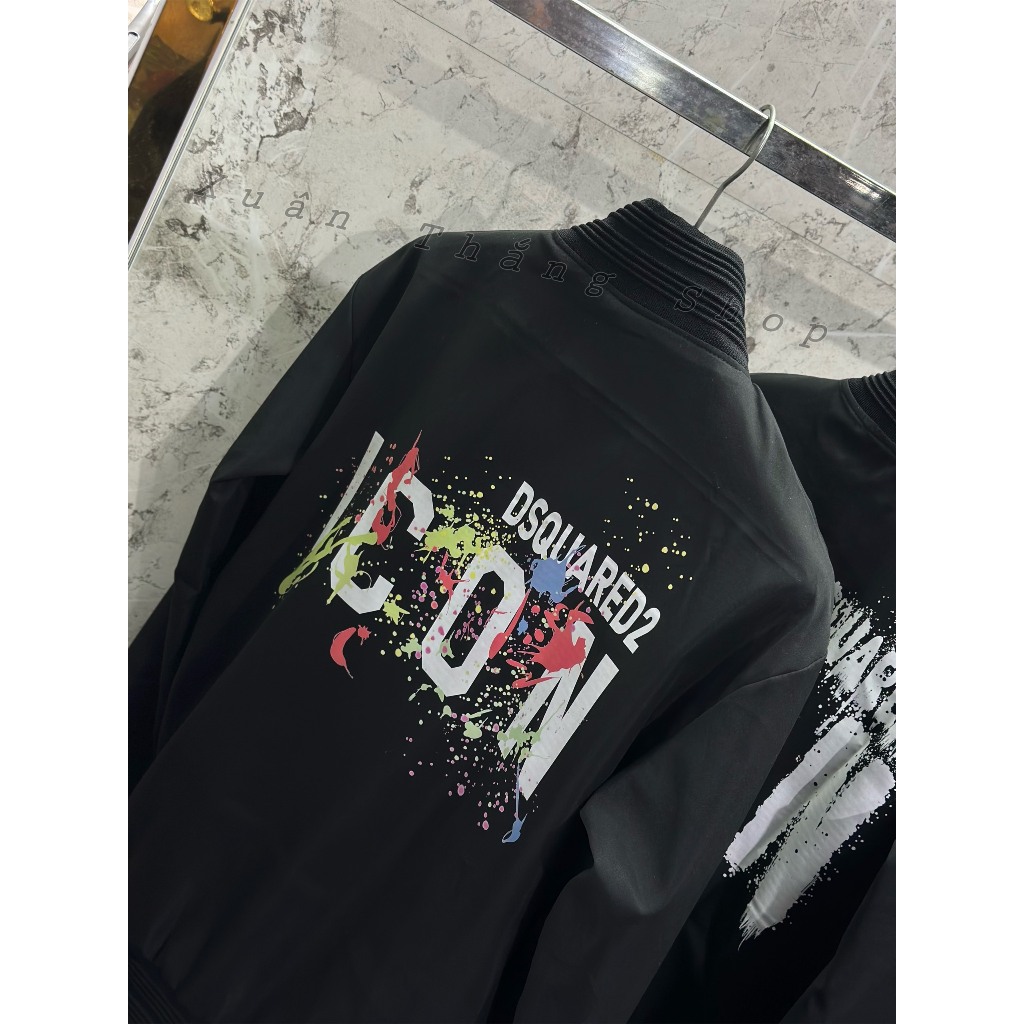 Áo Khoác Gió Nam Siêu Cấp In Sơn Trước Ngực Và Sau Lưng Chất Liệu Gió 2 Lớp, Áo Khoác Gió Mùa Đông