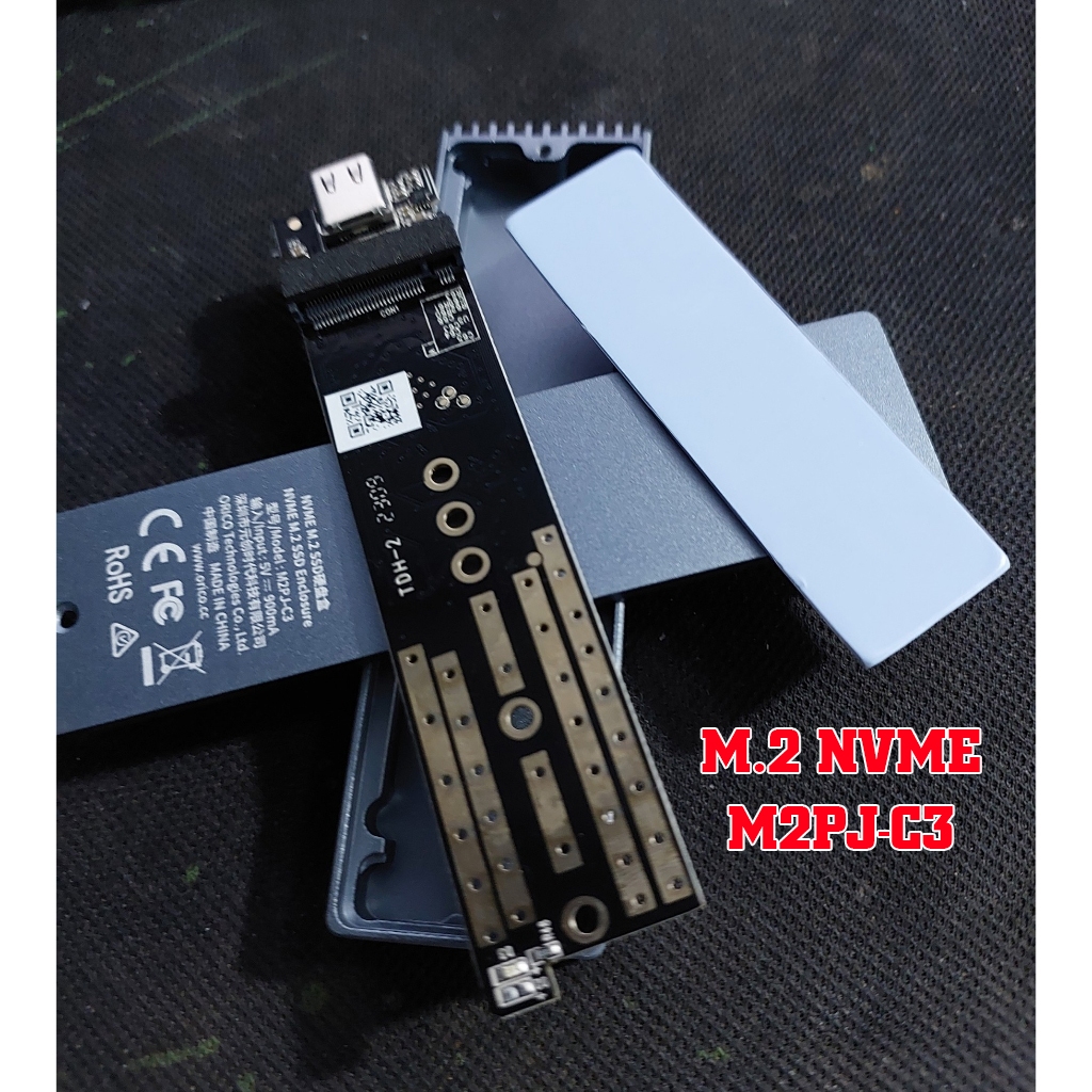 BOX SSD M.2 NVME và M.2 SATA ORICO Type-C M2PJ-C3 và M2PJM-C3