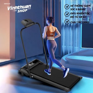 Máy chạy bộ Máy đi bộ trong nhà gia dụng băng chạy chống rung EVA không có tay cầm nhỏ