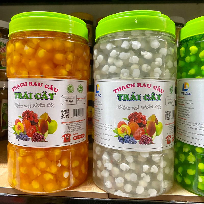 Thạch Rau Câu 3D Trái Cây Đại Long 2.5kg