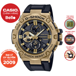 Đồng hồ nam dây nhựa casio g-shock gst-b100gb-1a9 chính hãng bảo hành 5 năm pin trọn đời