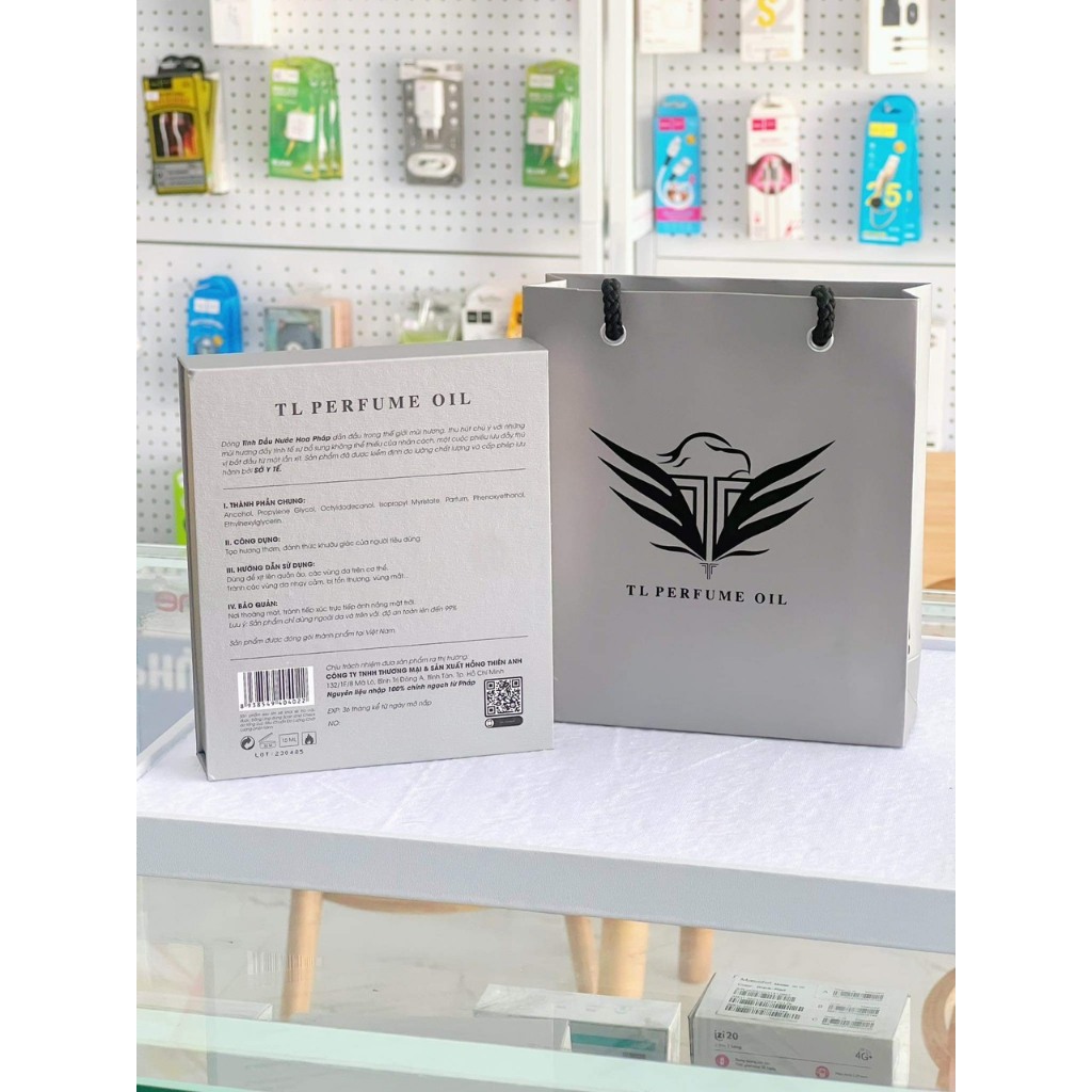 Tinh Dầu Nước Hoa Pháp Cho Nam TL PERFUME OIL 15ml  Đẳng Cấp, Sang Trọng, Lịch Lãm, Lưu Hương Bền Lâu Chính Hãng