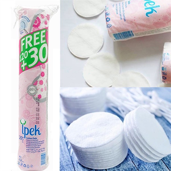 Bông Tẩy Trang IPEK Cotton Pads Thổ Nhĩ Kỳ 150 Miếng