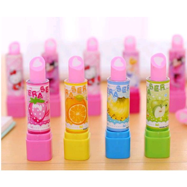 Tẩy bút chì hình son dễ thương