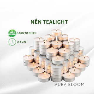 Nến Tealight Thơm và Không Mùi 2-4 giờ, Nến Viên Đốt Đèn Xông Tinh Dầu Nến Thơm