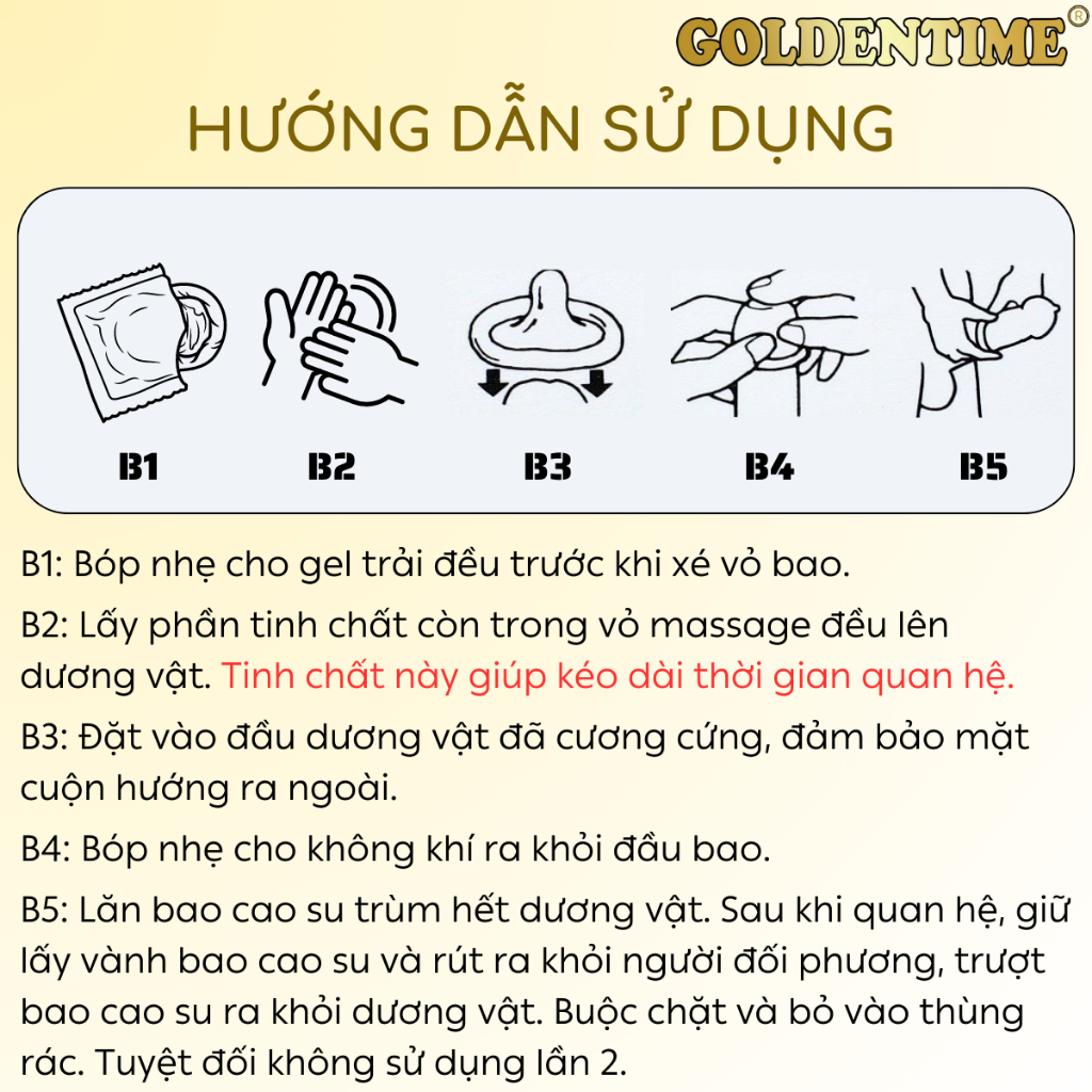 Bao cao su siêu mỏng kéo dài thời gian