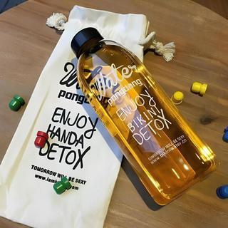 Bình nước detox water pongdang 500ml + túi đựng - bình nước detox bình nước nhựa trong