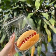 Hộp nhựa H03, Hộp nhựa H04 đựng bánh mì hoa cúc, đựng bánh mì phô mai tan chảy, các loại bánh mì khác