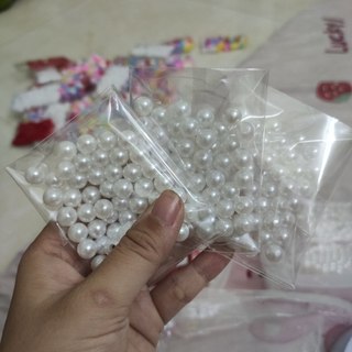Set Ngọc Trang Trí Cây Thông Noel, Hạt Ngọc 4mm - 8mm Làm Vòng Tay, Đồ HandMade VN98 Flowers