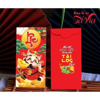 [COMBO 10 ] Bao Lì Xì 2025 Tết Ất tỵ May Mắn