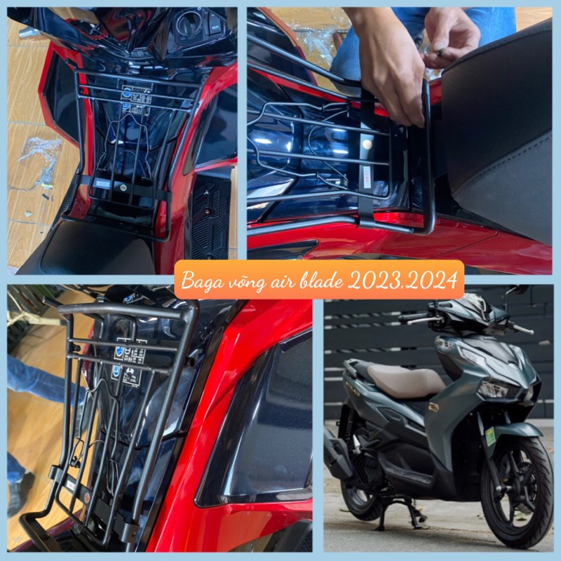 Baga air blade 2023-2025 inox,đen