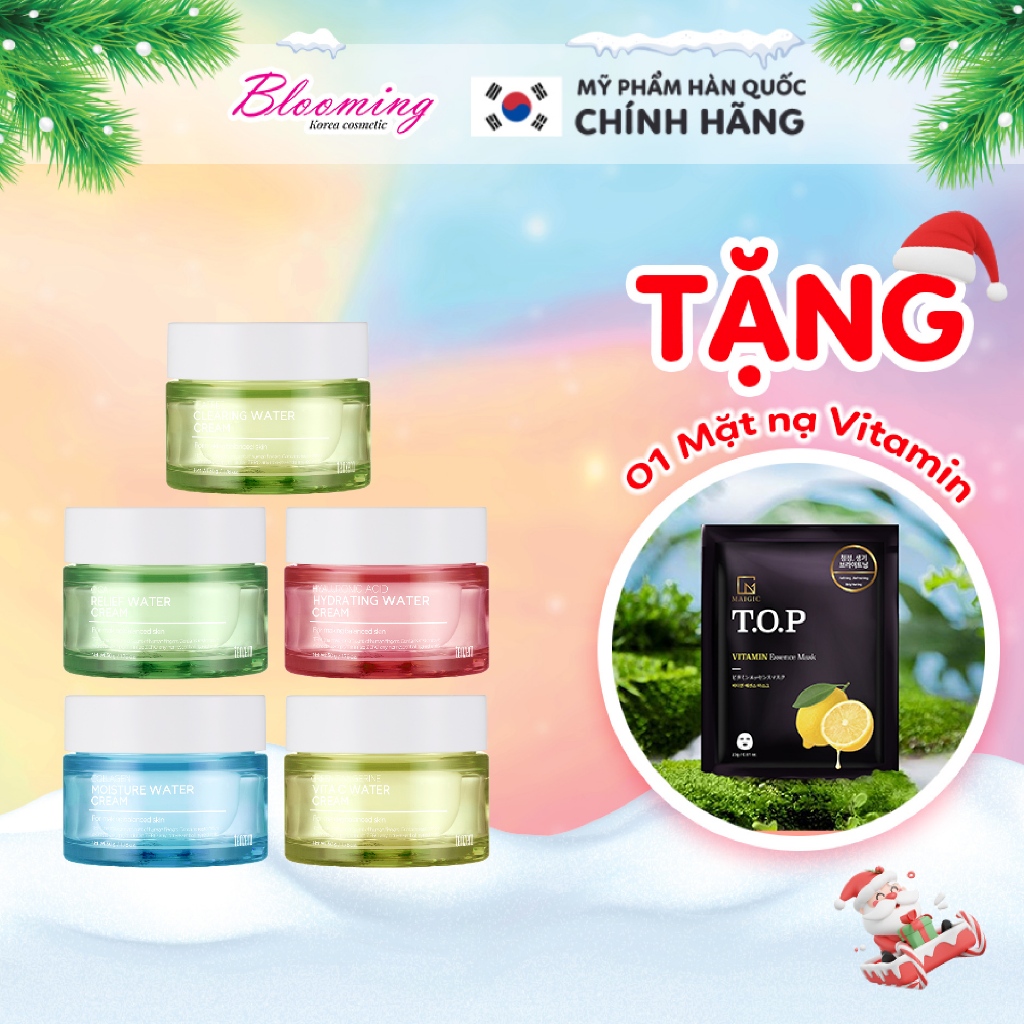 (HSD 2025) Kem dưỡng ẩm làm dịu, phục hồi da Tenzero Water Cream 50g
