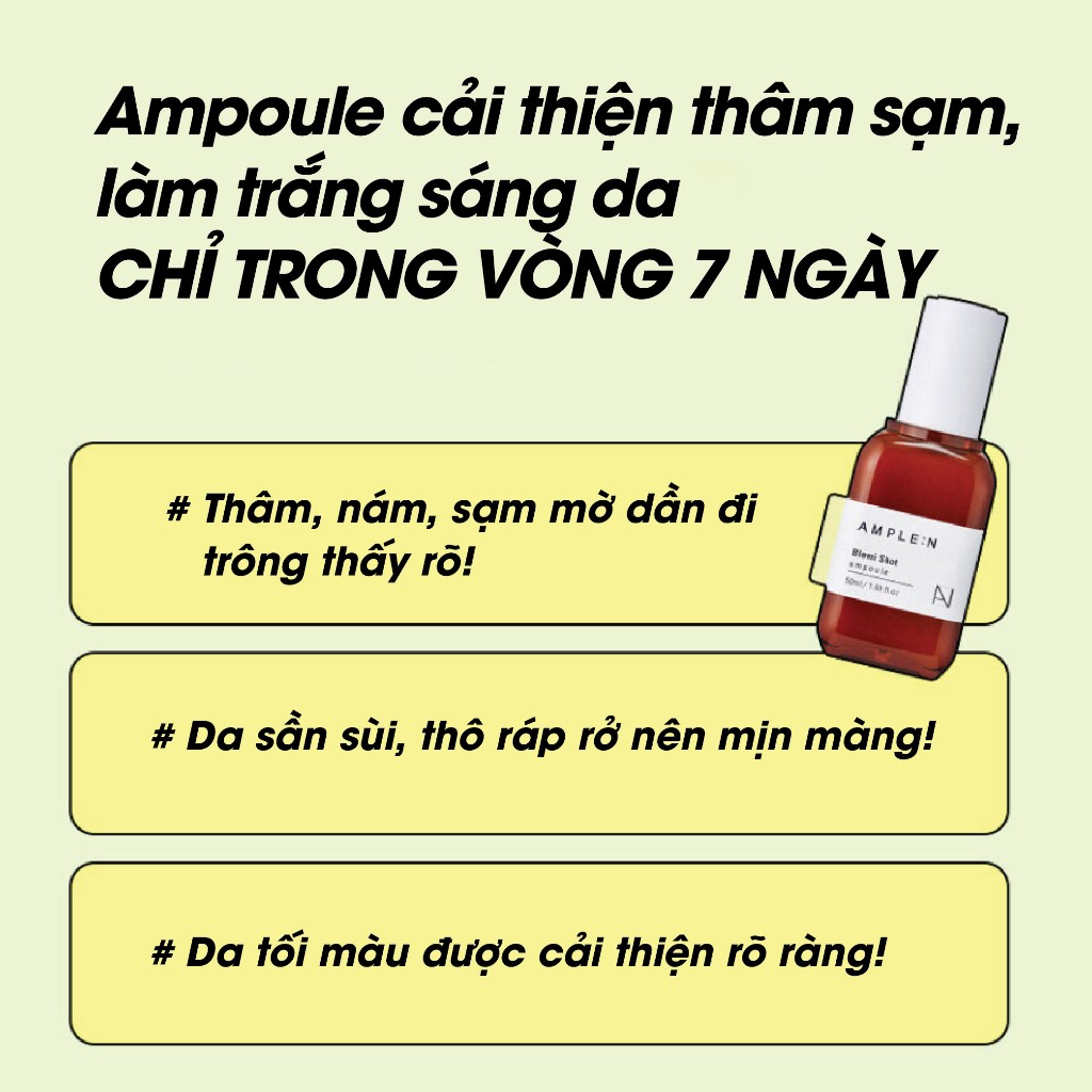 Tinh Chất Dưỡng Sáng Da AMPLE:N Blemi Shot Ampoule