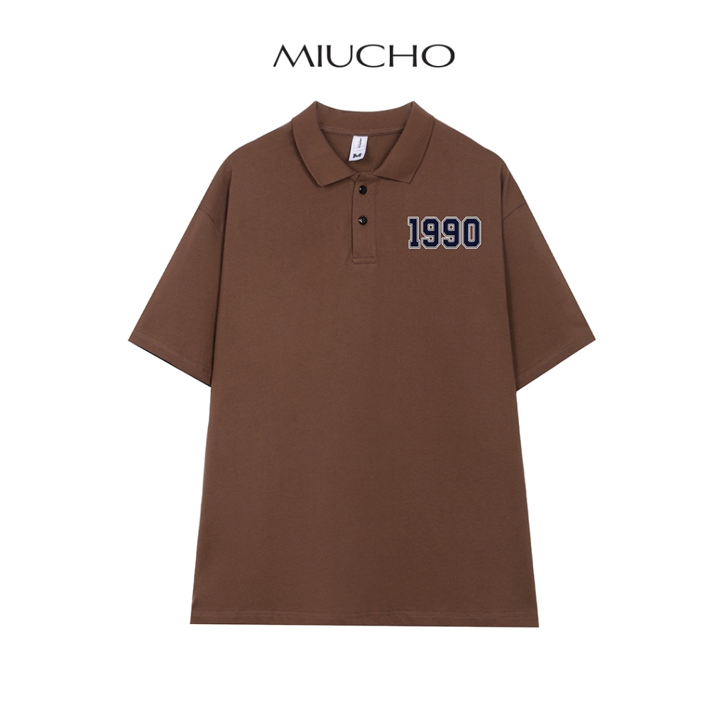 Áo polo nữ form rộng có cổ đẹp chất cotton form unisex PL004 Miucho basic