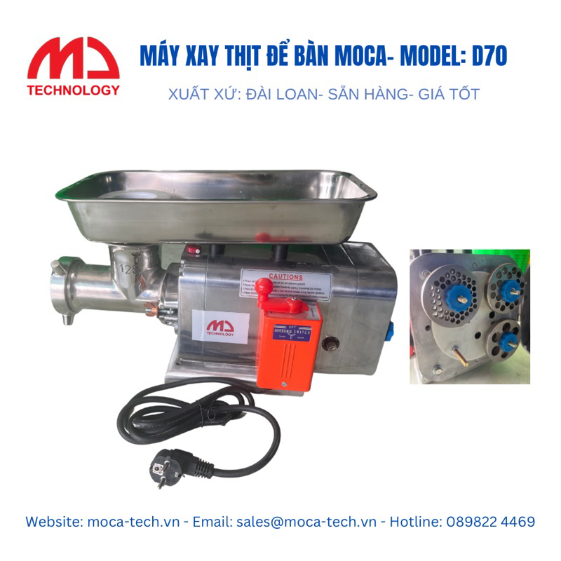 Máy xay thịt Moca D70 ĐÀI LOAN