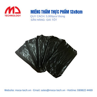 500pcs Miếng thấm thực phẩm 13x8cm