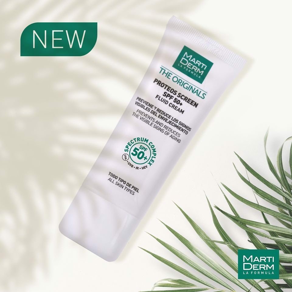 Kem Chống Nắng MartiDerm The Originals Proteos Screen SPF50+ Phổ Rộng Toàn Diện Cho Mọi Loại Da 40ml