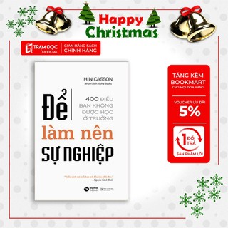 Sách - Để làm nên sự nghiệp
