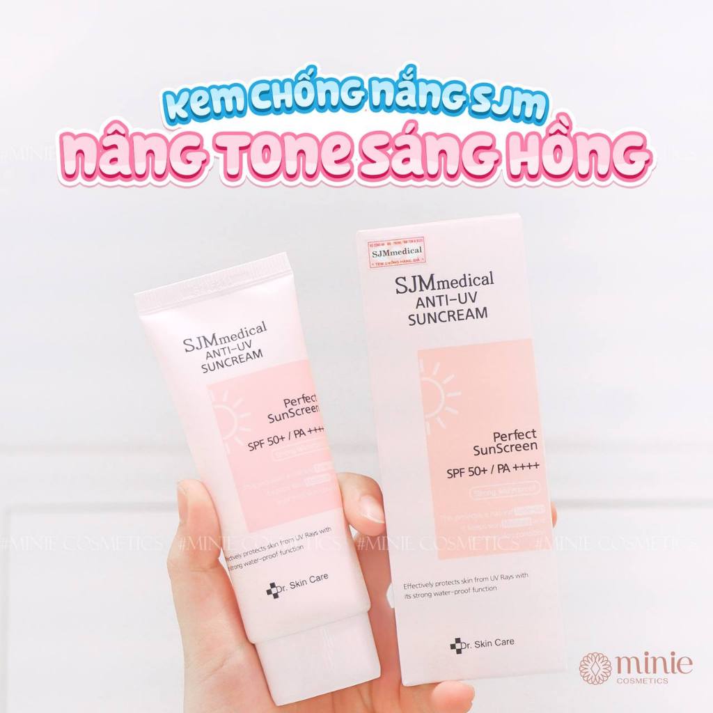 Kem chống nắng SJM Medical Anti UV Perfect SunScreen SPF50+ PA++++ 60ml