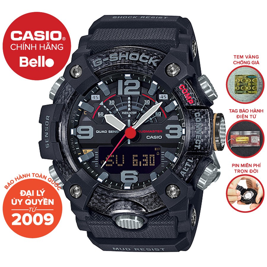 Đồng hồ Nam Dây Nhựa Casio G-Shock GG-B100-1A chính hãng bảo hành 5 năm Pin trọn đời