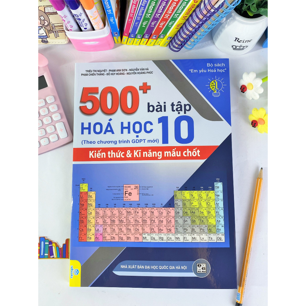 Combo 2 Cuốn Sách 500+ Bài Tập Hóa Học 10 và 11: Kiến thức và Kĩ năng mấu chốt - Theo chương trình GDPT mới