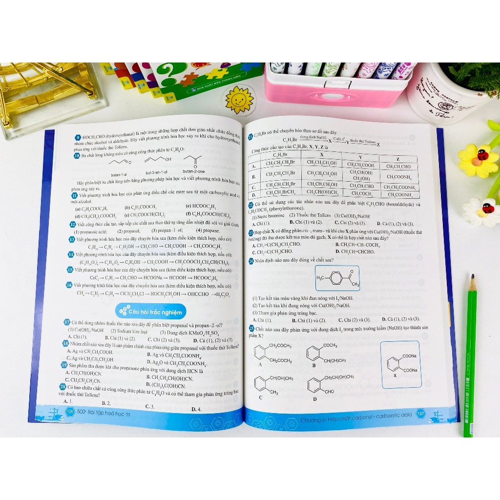 Combo 2 Cuốn Sách 500+ Bài Tập Hóa Học 10 và 11: Kiến thức và Kĩ năng mấu chốt - Theo chương trình GDPT mới