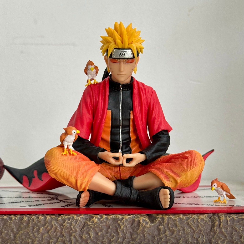 Mô hình nhân vật Naruto hiền nhân dáng ngồi cao 15cm - Naruto sage mode - Naruto Ventus studioF1 sitting mode