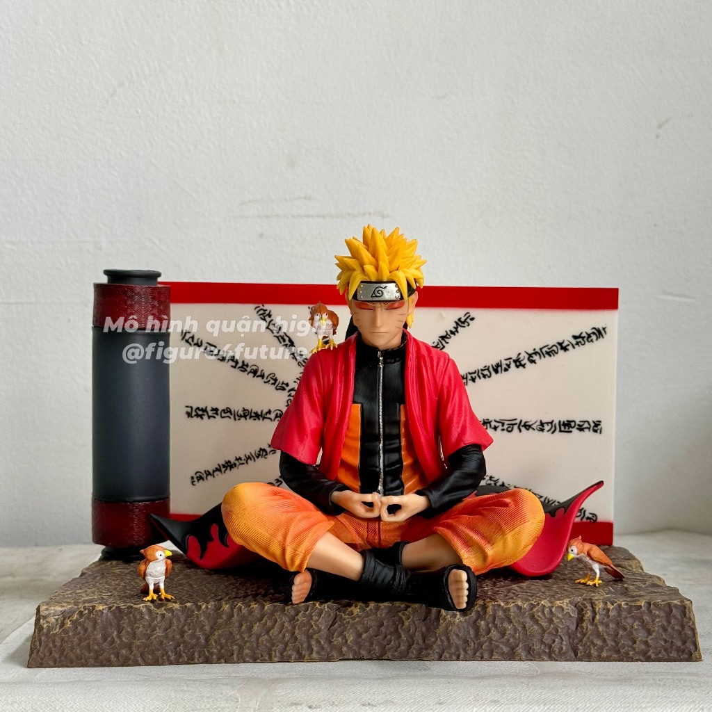 Mô hình nhân vật Naruto hiền nhân dáng ngồi cao 15cm - Naruto sage mode - Naruto Ventus studioF1 sitting mode