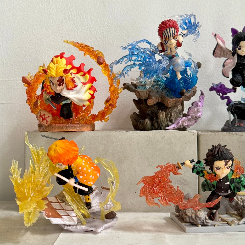 Mô hình Kimetsu No Yaiba Demon Slayer G5 studioo - Tanjiro Nezuko Zenitsu Akaza Rengoku Inosuke figure