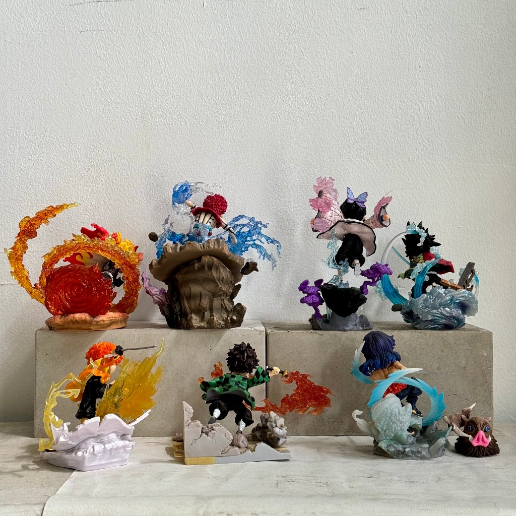 Mô hình Kimetsu No Yaiba Demon Slayer G5 studioo - Tanjiro Nezuko Zenitsu Akaza Rengoku Inosuke figure