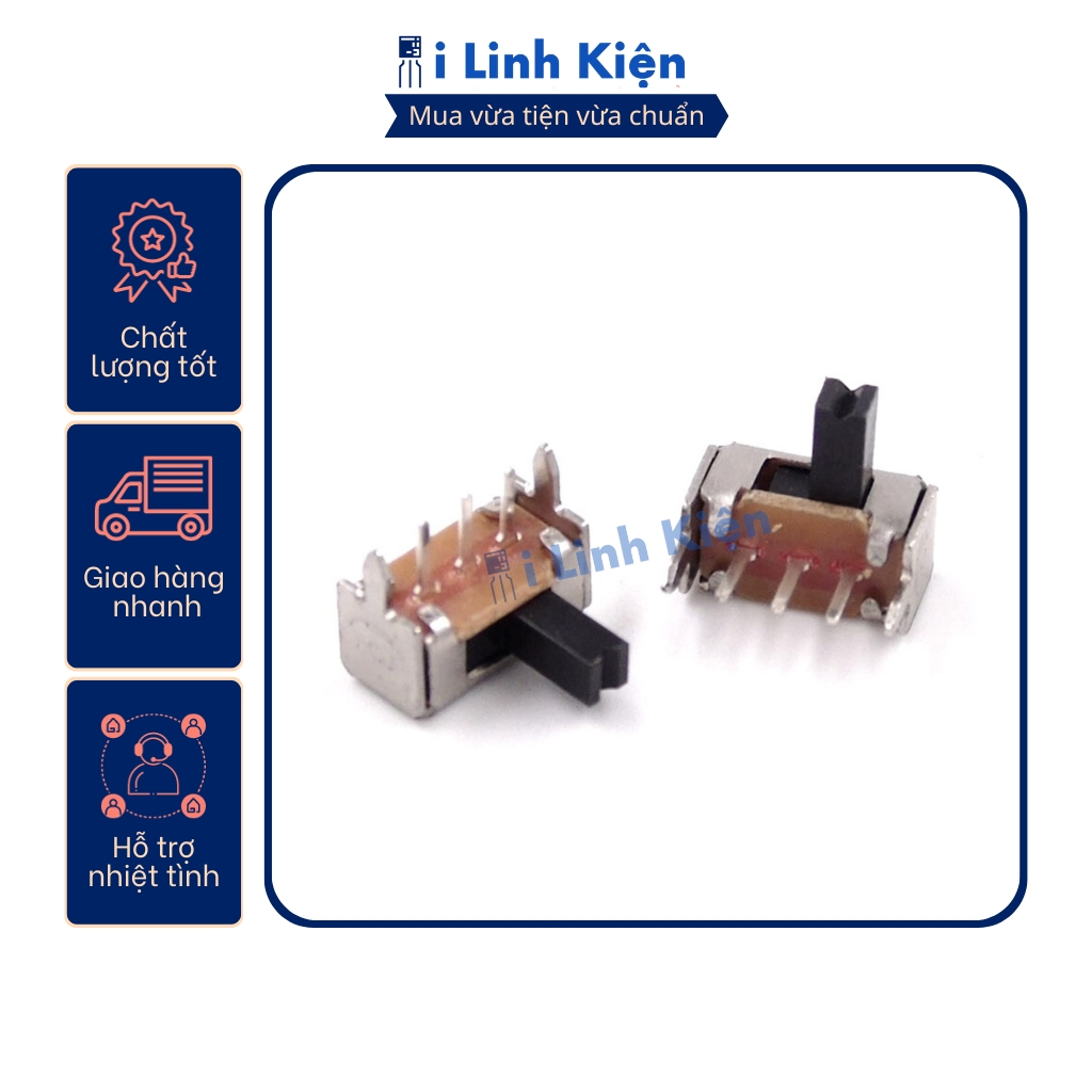 Công tắc gạt SK12D07VG4 tay gạt 4mm